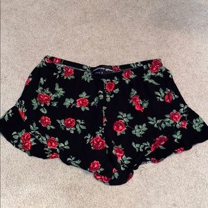 Ambiance Apparel flare rose shorts